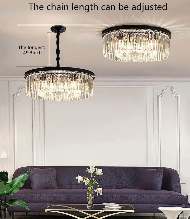 Helena Crystal Pendant From Euroselle Elegant Crystal Lighting Fixture