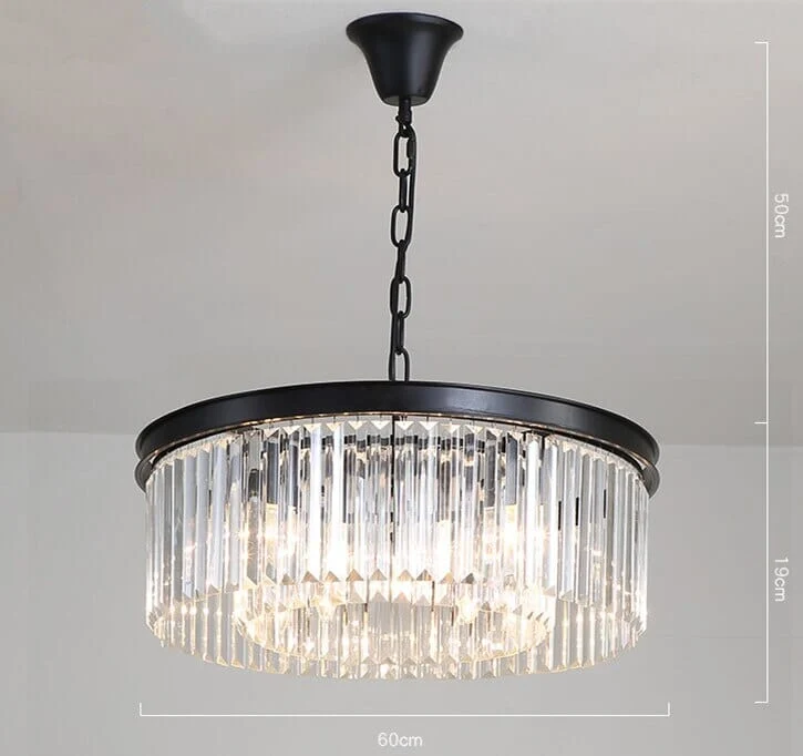 Helena Crystal Pendant From Euroselle Elegant Crystal Lighting Fixture