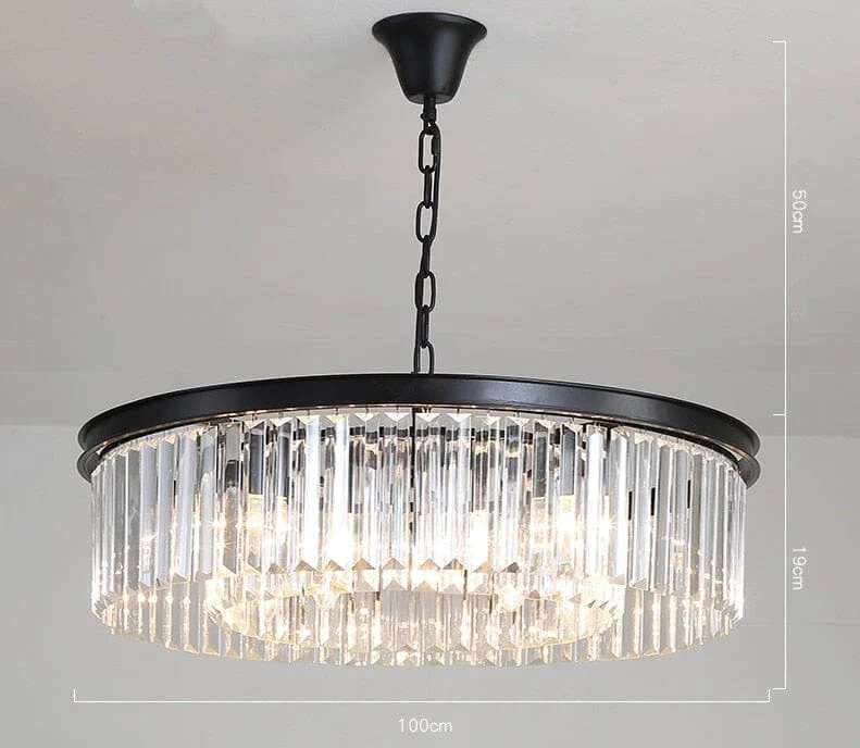 Helena Crystal Pendant From Euroselle Elegant Crystal Lighting Fixture