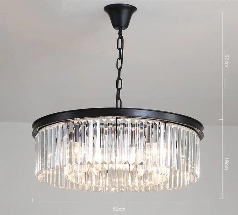 Helena Crystal Pendant From Euroselle Elegant Crystal Lighting Fixture