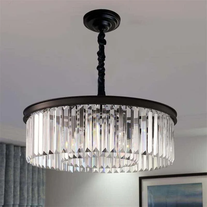 Helena Crystal Pendant From Euroselle Elegant Crystal Lighting Fixture