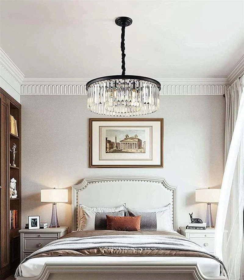 Helena Crystal Pendant From Euroselle Elegant Crystal Lighting Fixture