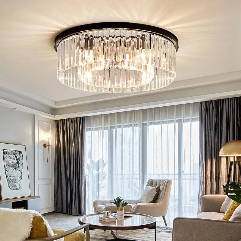 Helena Crystal Pendant From Euroselle Elegant Crystal Lighting Fixture