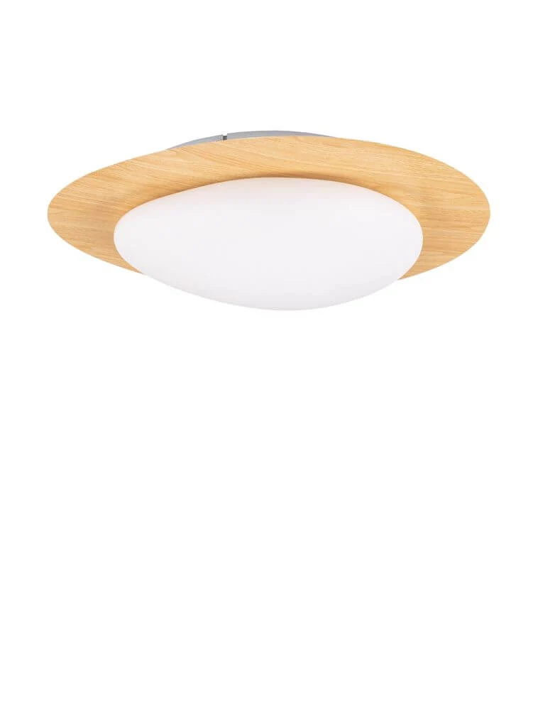 Nimbus LED Deckenleuchte 3000K Holz, Weiß