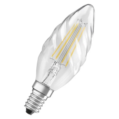 OSRAM Dimmbare LED-Lampe LED SUPERSTAR+ CL BW FIL 40 dim 3,4W/940 E14 CRI90 BOX , Kaltweiß
