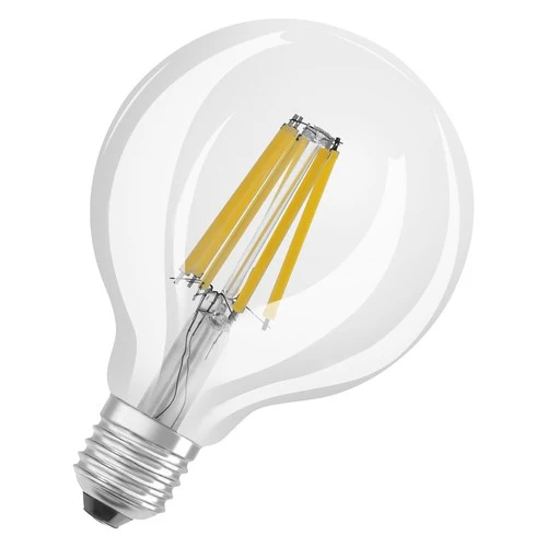 OSRAM Dimmbare FILAMENT LED-Lampe LED SUPERSTAR+ CL GLOBE95 FIL 100 dim 11W/927 E27 CRI90 BOX, E27 , Warmweiß
