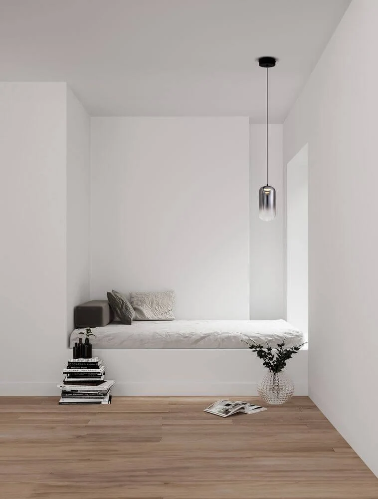 Aelia LED Pendelleuchte 3000K Schwarz, Rauch