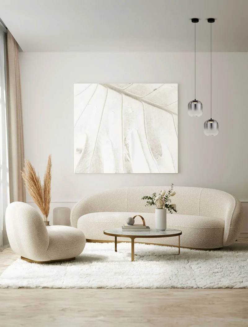 Aelia LED Pendelleuchte 3000K Schwarz, Rauch