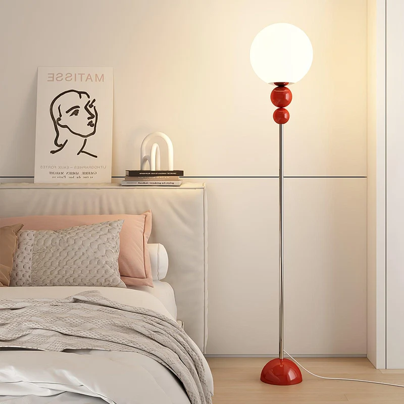 Clavel Floor Lamp With Metal And Glass Design By Euroselle
