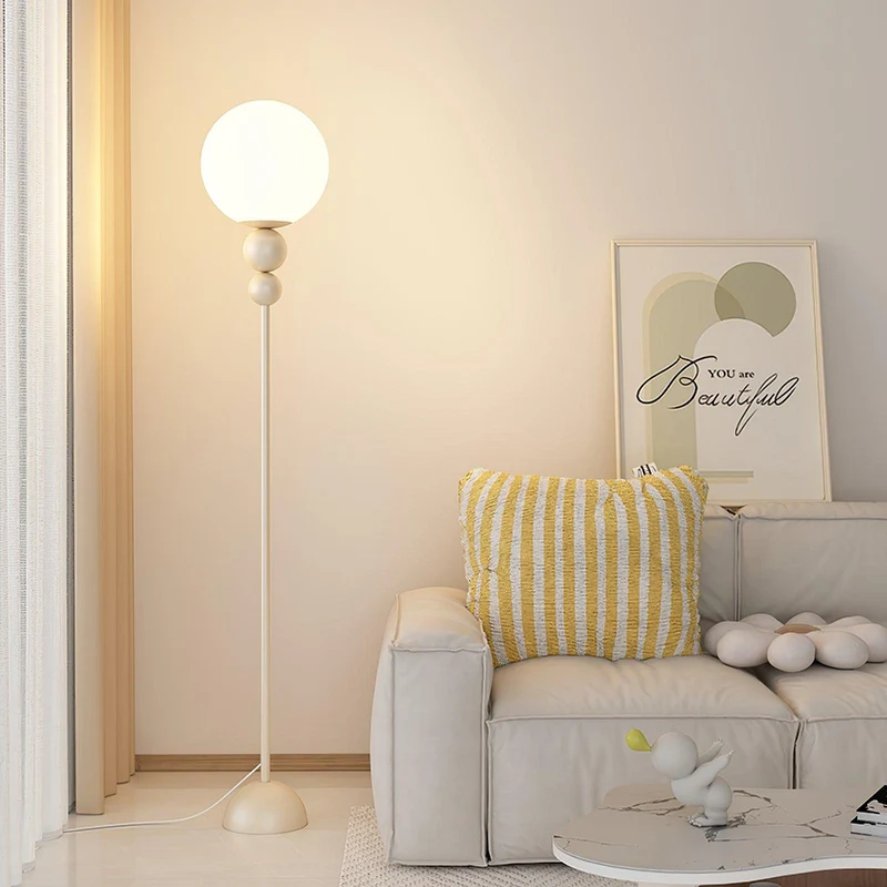Clavel Floor Lamp With Metal And Glass Design By Euroselle