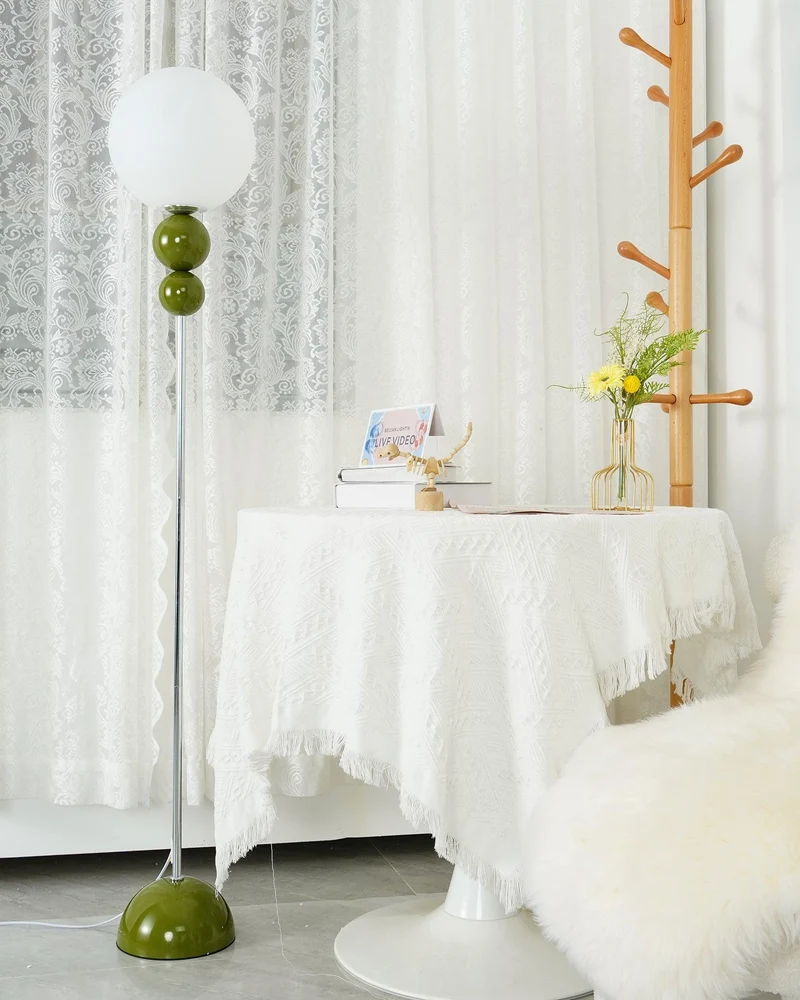 Clavel Floor Lamp With Metal And Glass Design By Euroselle