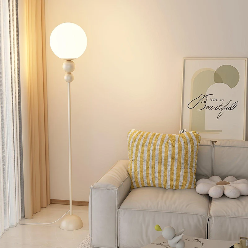 Clavel Floor Lamp With Metal And Glass Design By Euroselle