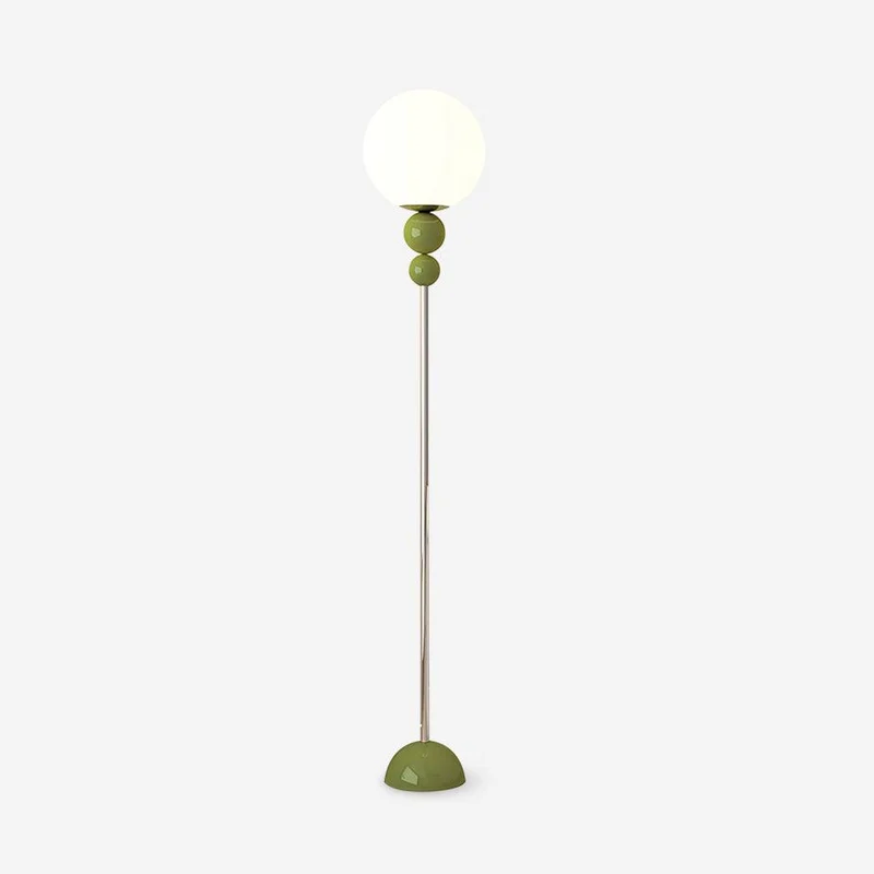Clavel Floor Lamp With Metal And Glass Design By Euroselle