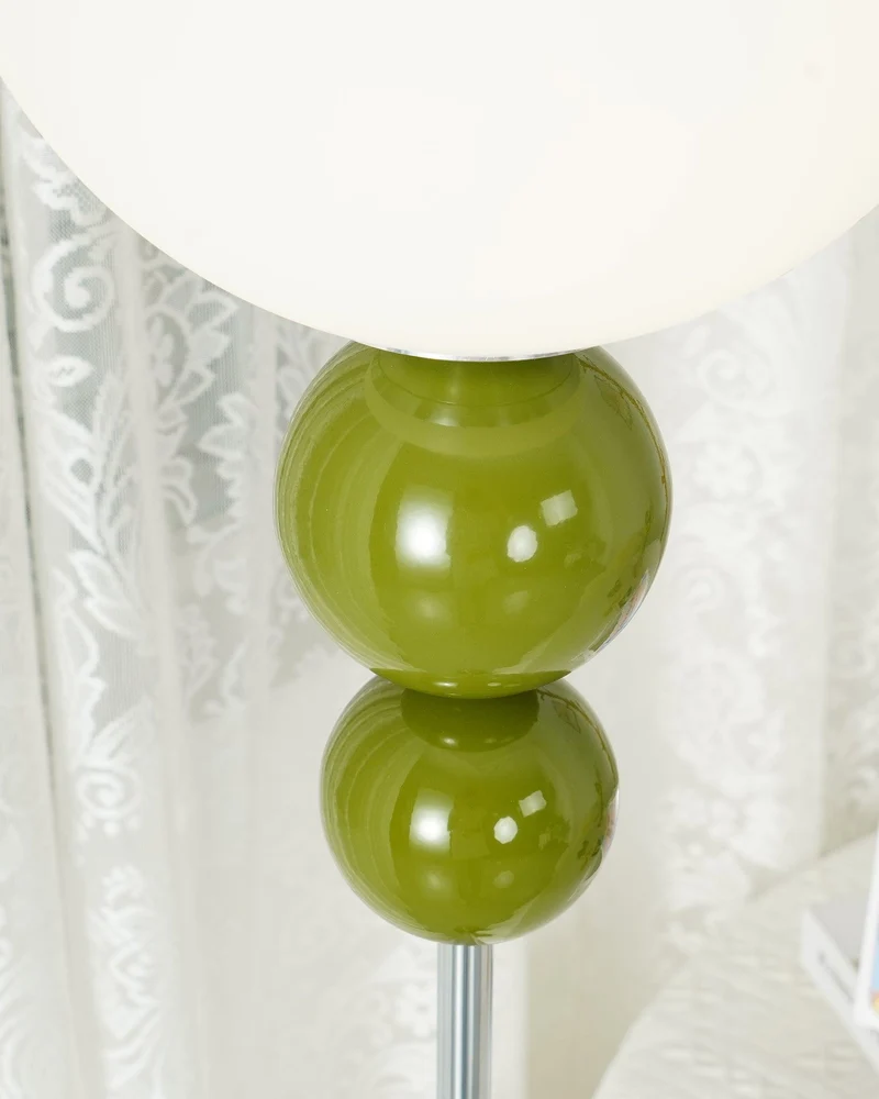 Clavel Floor Lamp With Metal And Glass Design By Euroselle
