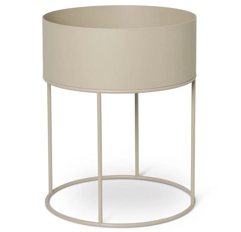 ferm LIVING Plant Box Rund | Pflanzkübel aus Metall