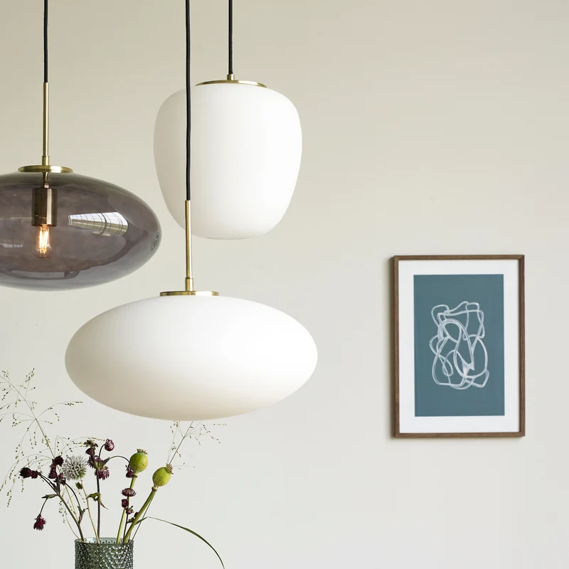 Pendelleuchte Muse Ø25cm Opalglas - Hübsch Interior