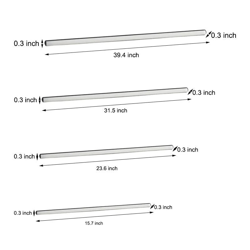 Euroselle Light Strips: 6-Piece Long Strip, 12V Surface-Mounted LED Cabinet Lighting