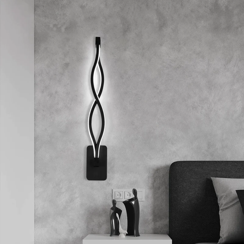 Euroselle Nordic Modern Wall Lamp With Geometric Form