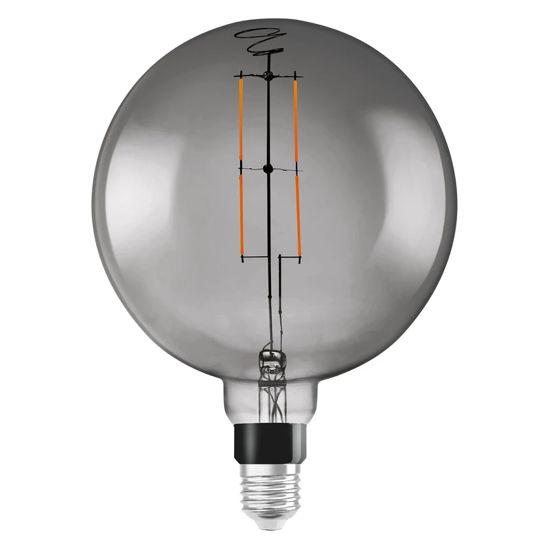 LEDVANCE SMART+ WiFi Filament Globe Dimmable , LED-Lampe, Bleifreies Glas, Smoke, 6 W, (ex 42 W), 500 lm, Warmweiß, 2500 K, Wifi, Smartspeaker-Kompatibel, Dimmbar