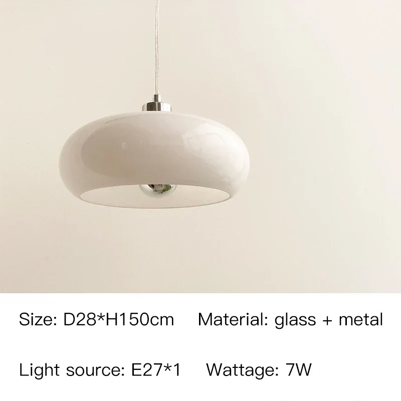 Euroselle Highbury Pendant Lights With Glass Stone Shade Milk White Or Tea Color