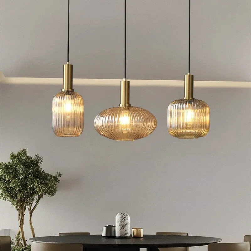 Isadora Pendant Lights By Euroselle Retro Colorful Hanging Glass Pendants