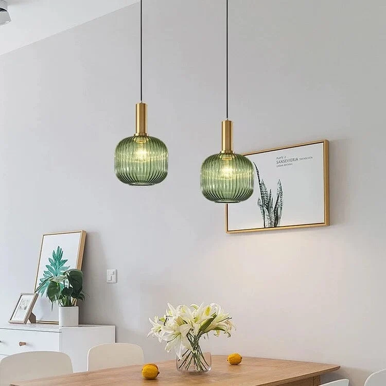 Isadora Pendant Lights By Euroselle Retro Colorful Hanging Glass Pendants
