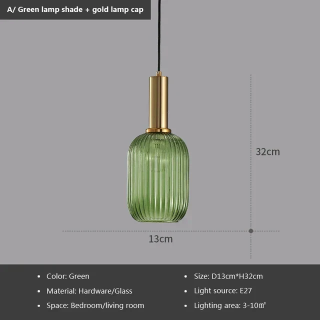 Isadora Pendant Lights By Euroselle Retro Colorful Hanging Glass Pendants