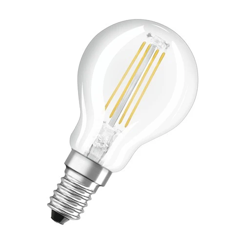 OSRAM FILAMENT LED-Lampe LED SUPERSTAR+ CL P GL FR 40 dim 3,4W/927 E14 CRI90 BOX , Kaltweiß