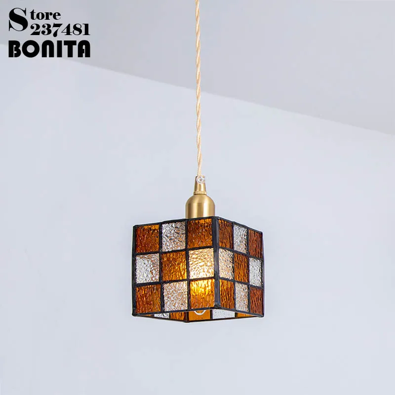 Rubik Cube Glass Pendant Light With Retro Charm Euroselle
