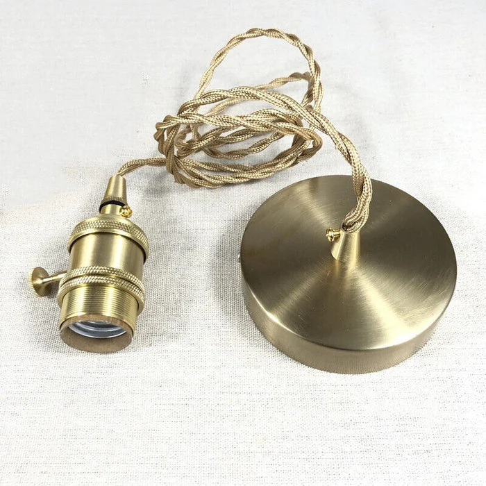 Euroselle Stunning Cylinder Glass Pendant Light Fixture