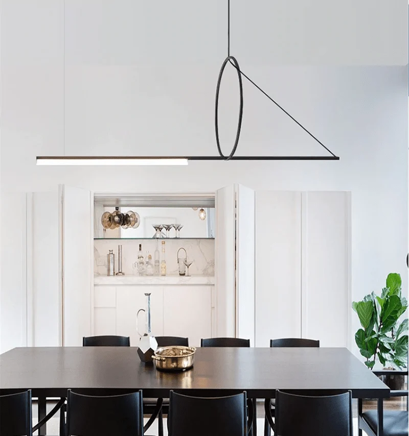 Euroselle Geometric Triangle Pendant Light Fixture