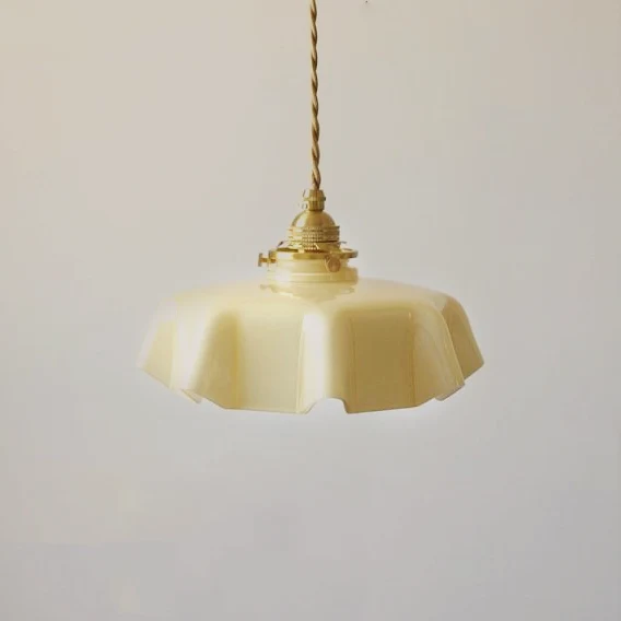 Euroselle Draped Flower Retro Glass Ceiling And Pendant Light