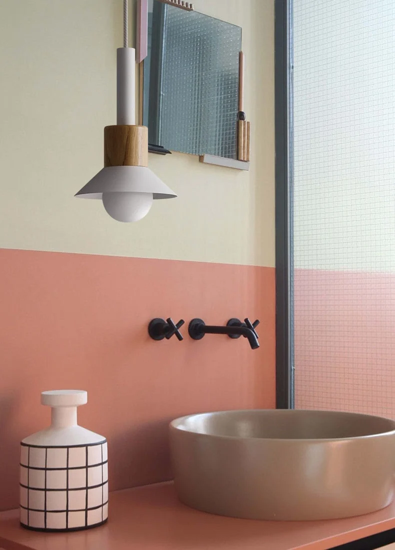Astrid Metal And Wood Pendant Lights From Euroselle