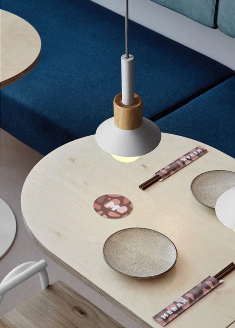 Astrid Metal And Wood Pendant Lights From Euroselle