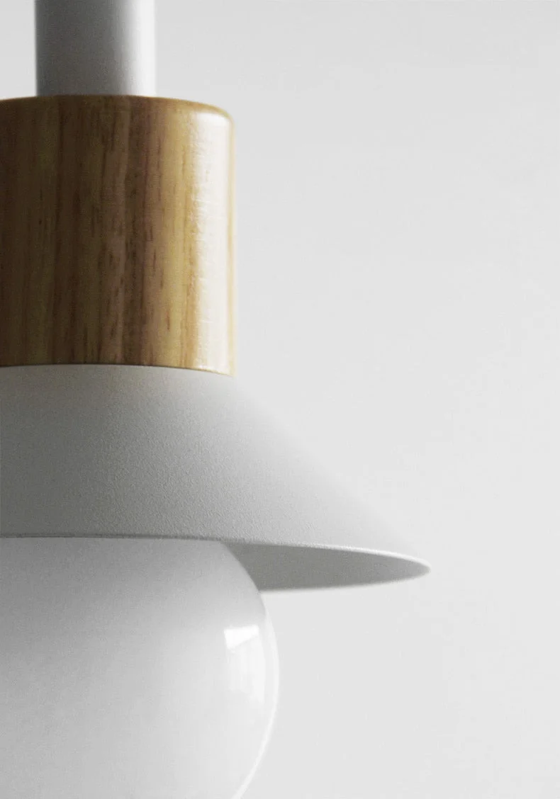 Astrid Metal And Wood Pendant Lights From Euroselle