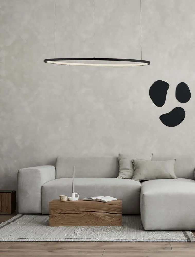 Tarquin LED Pendelleuchte Ø 80cm 3000K