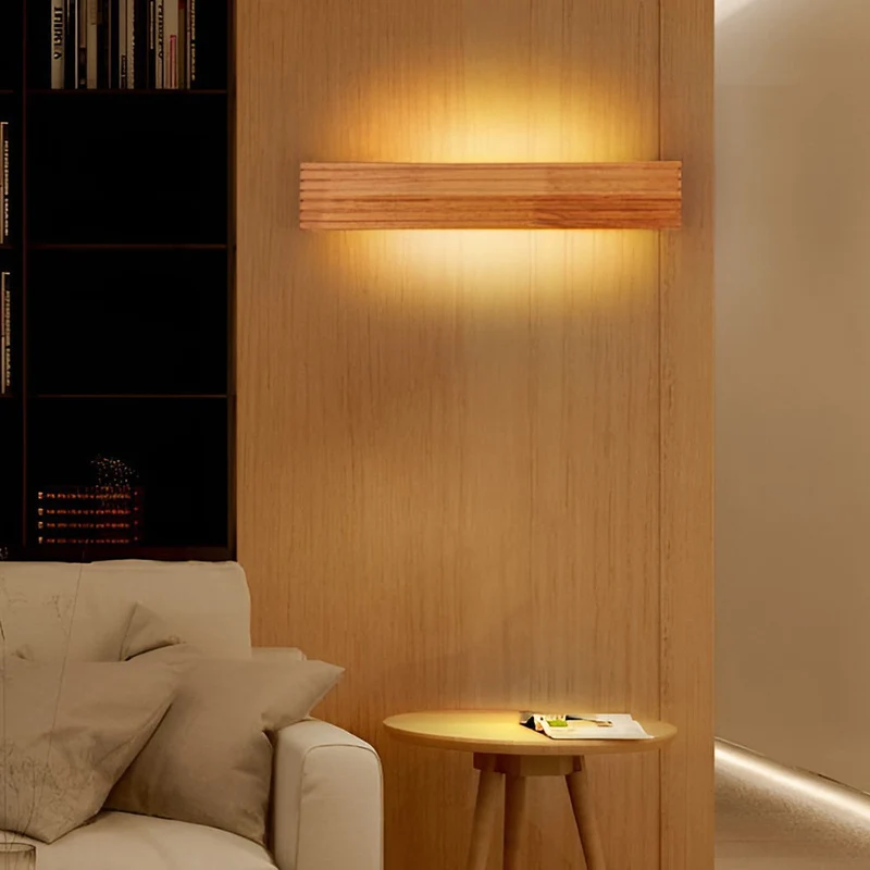 GlowWood Rectangular Waterproof LED Nordic Wall Lamp With Mirror Lighting By Euroselle