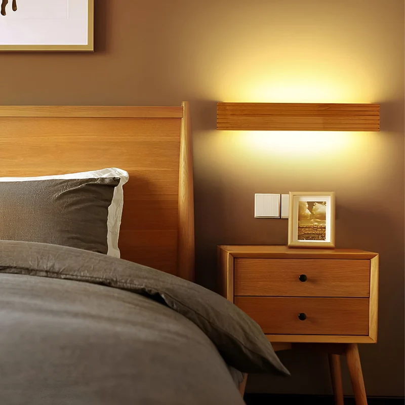 GlowWood Rectangular Waterproof LED Nordic Wall Lamp With Mirror Lighting By Euroselle
