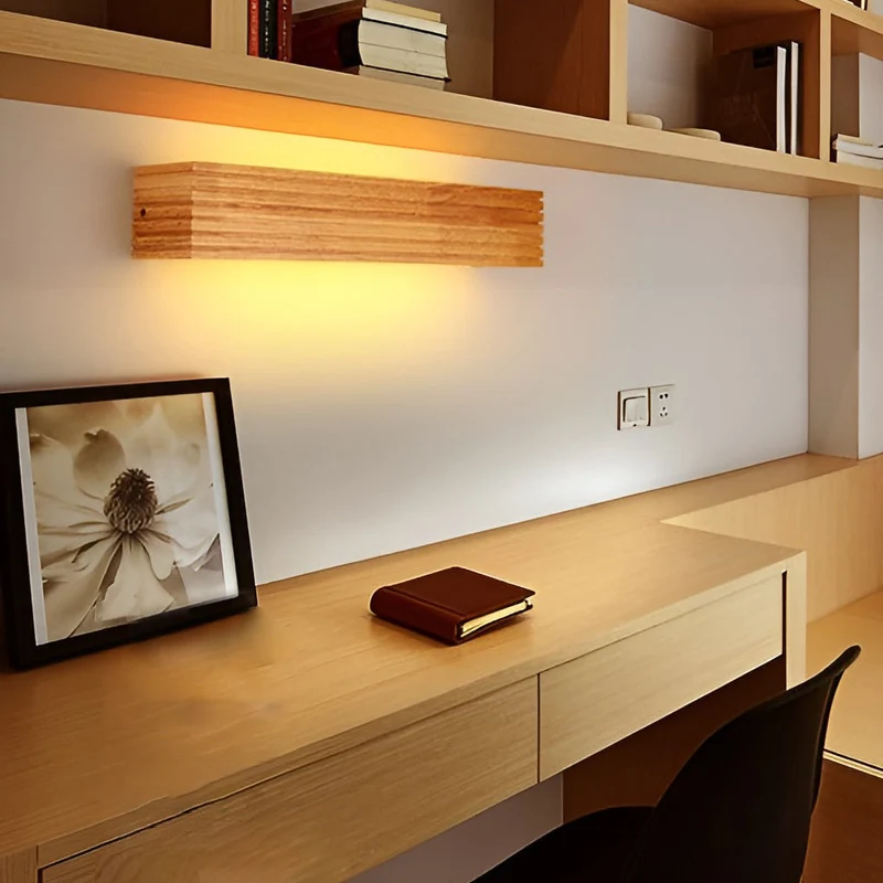 GlowWood Rectangular Waterproof LED Nordic Wall Lamp With Mirror Lighting By Euroselle