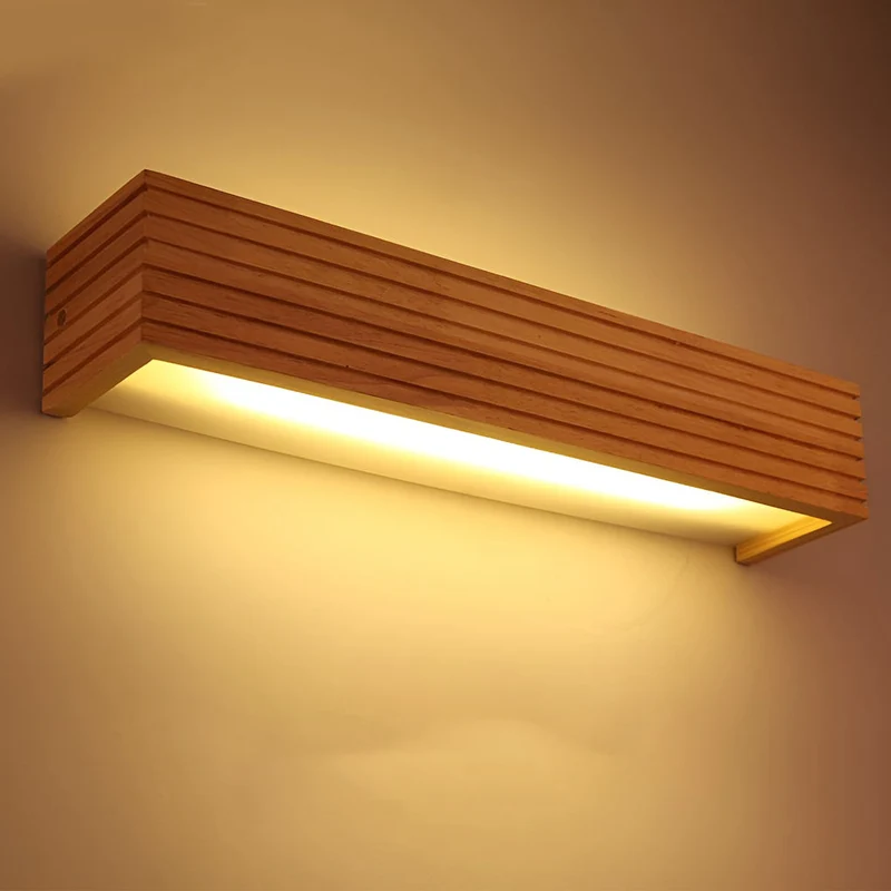 GlowWood Rectangular Waterproof LED Nordic Wall Lamp With Mirror Lighting By Euroselle