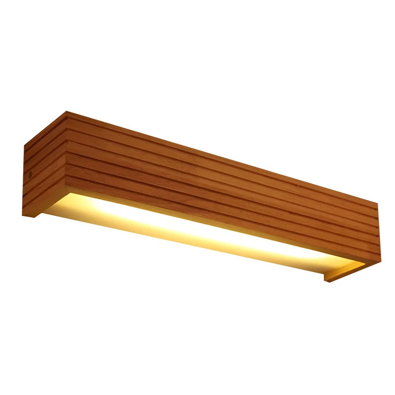 GlowWood Rectangular Waterproof LED Nordic Wall Lamp With Mirror Lighting By Euroselle