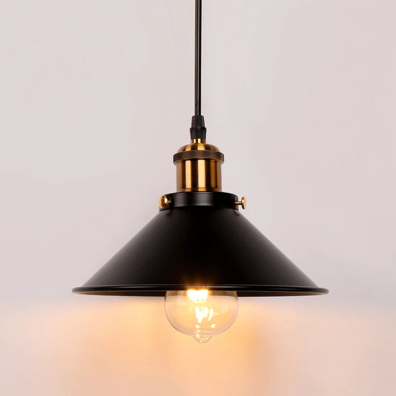 Rivelle Brass Cone Pendant Light From Euroselle Collection