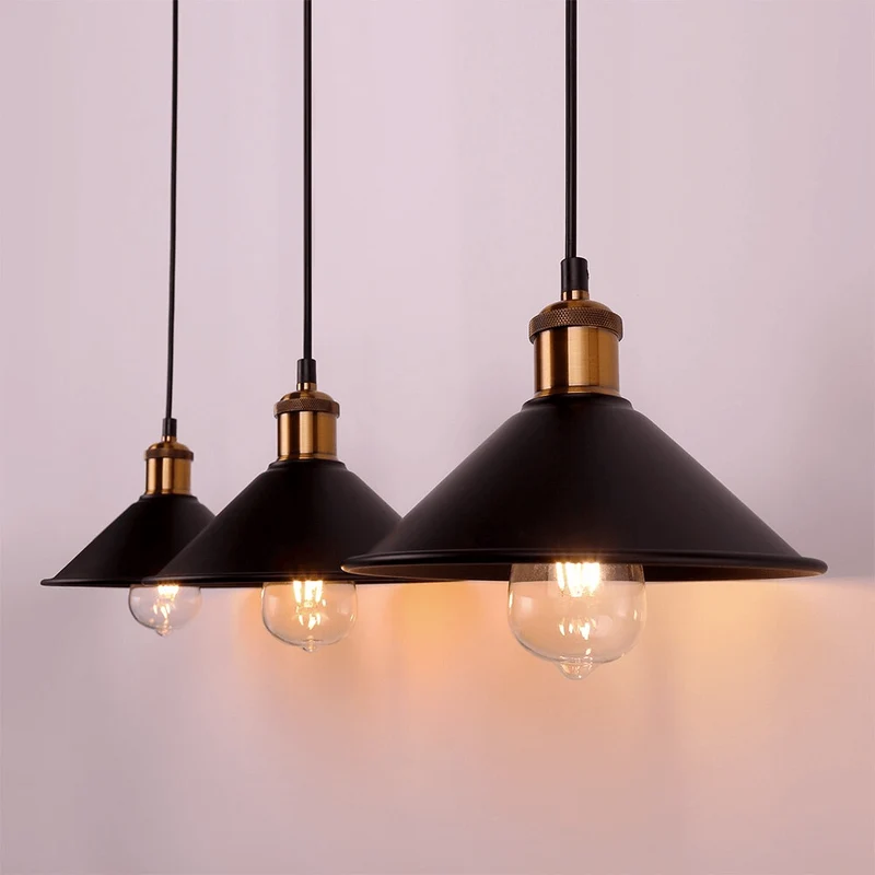 Rivelle Brass Cone Pendant Light From Euroselle Collection