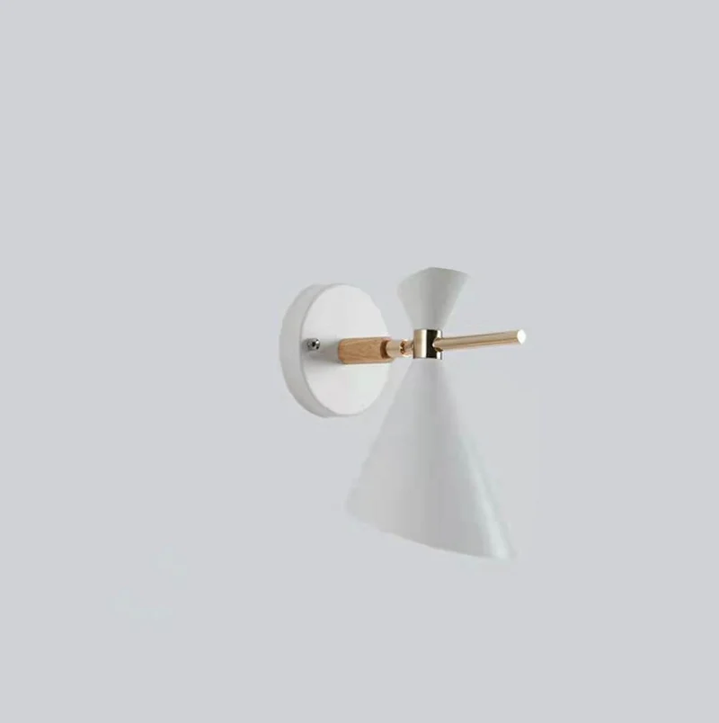 NordicGlow Simple Nordic Wall Light With Horn Shade Euroselle