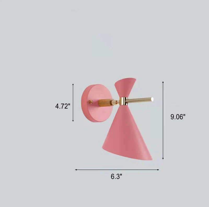 NordicGlow Simple Nordic Wall Light With Horn Shade Euroselle