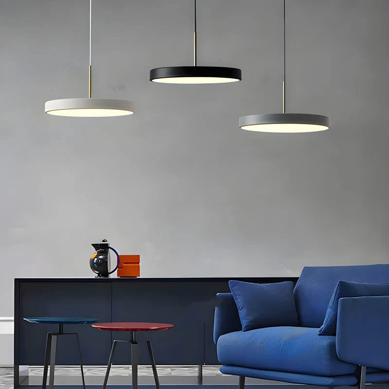 Euroselle Lunara UFO Style LED Pendant Light Modern Minimalist Ceiling Lamp