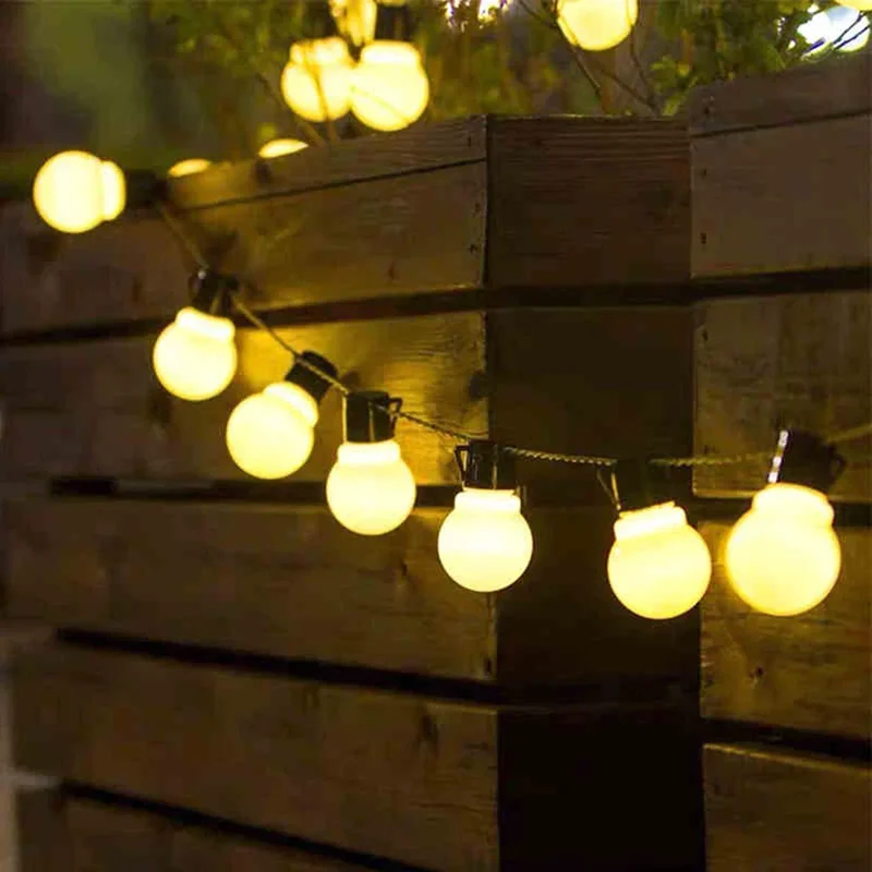Euroselle GardenLumina Outdoor Garland Light For Patios And Gardens