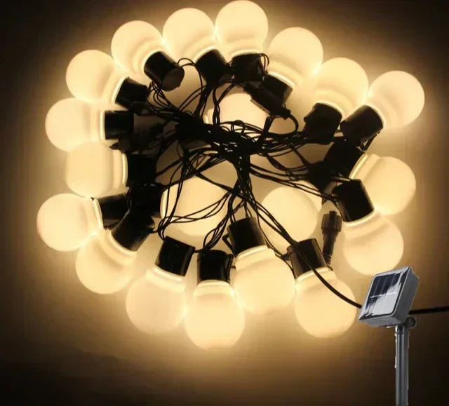 Euroselle GardenLumina Outdoor Garland Light For Patios And Gardens