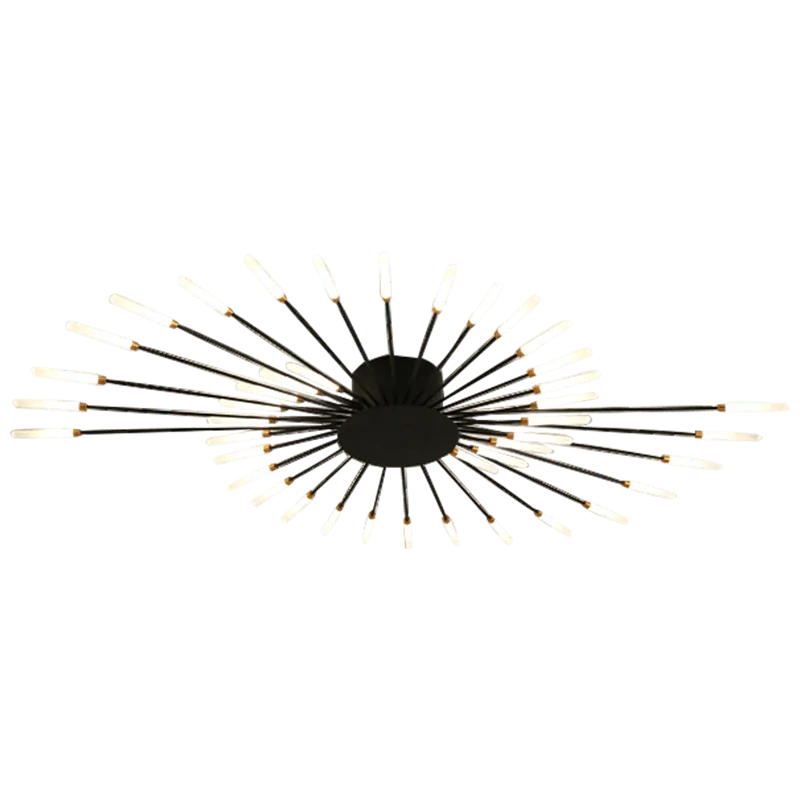 Euroselle Modern Crystal Ceiling Light With Universal Design For Any Room