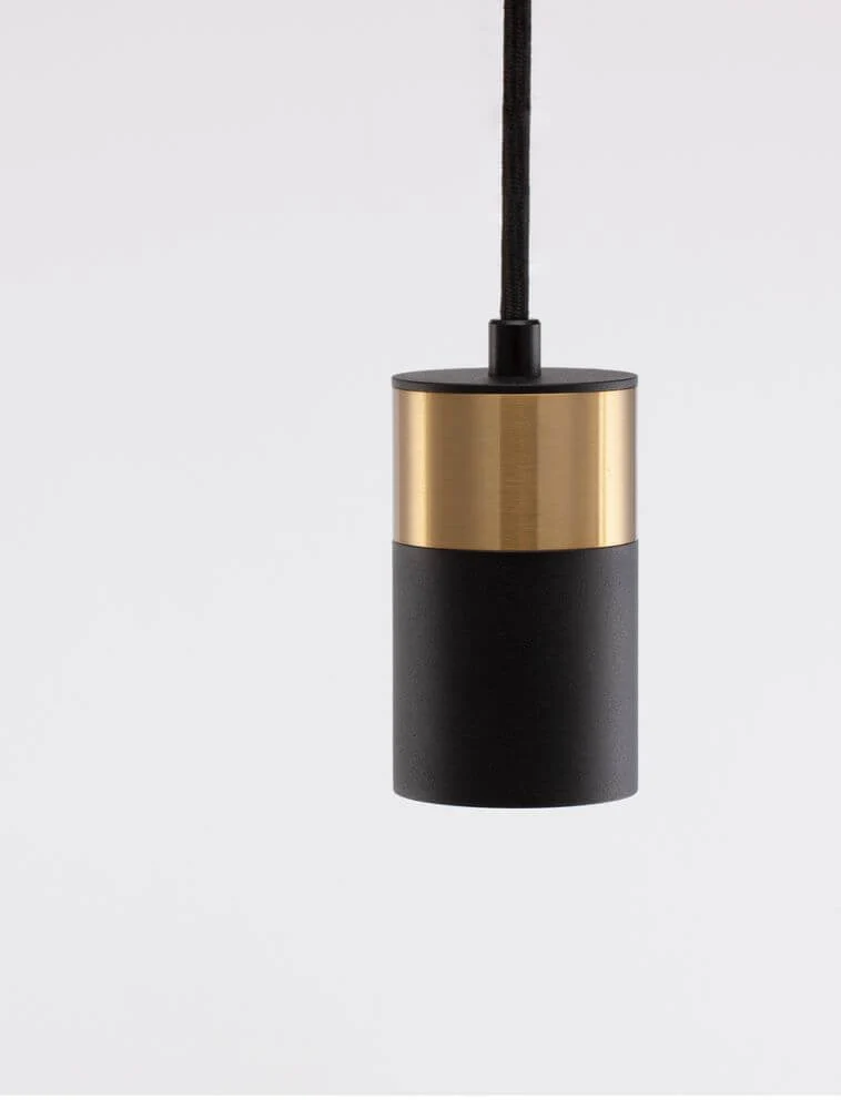 Pongo Pendelleuchte Cover Unten Ø 5,6cm Schwarz, Gold